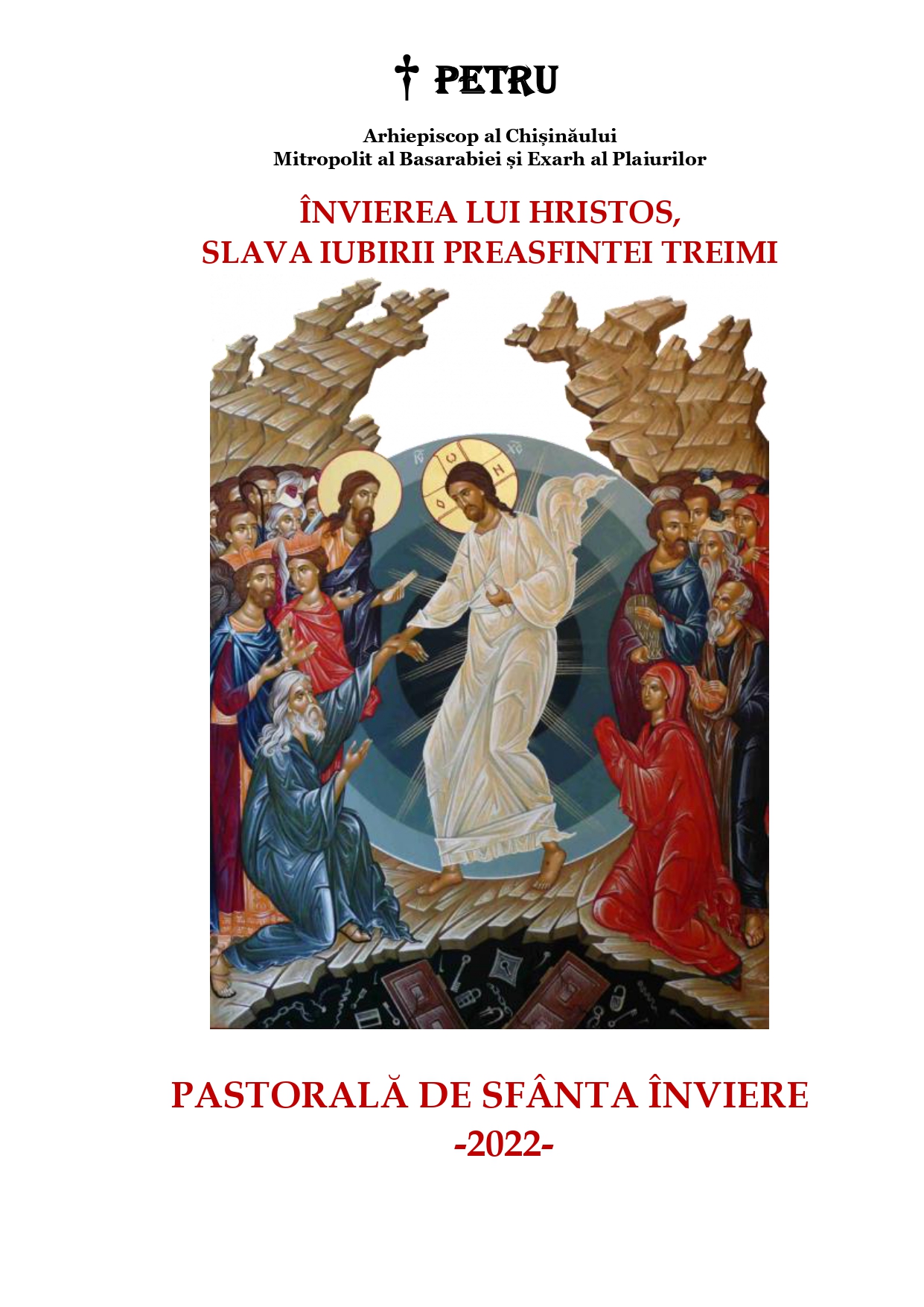 copertă pastorala Sfânta Înviere - 2022_page-0001