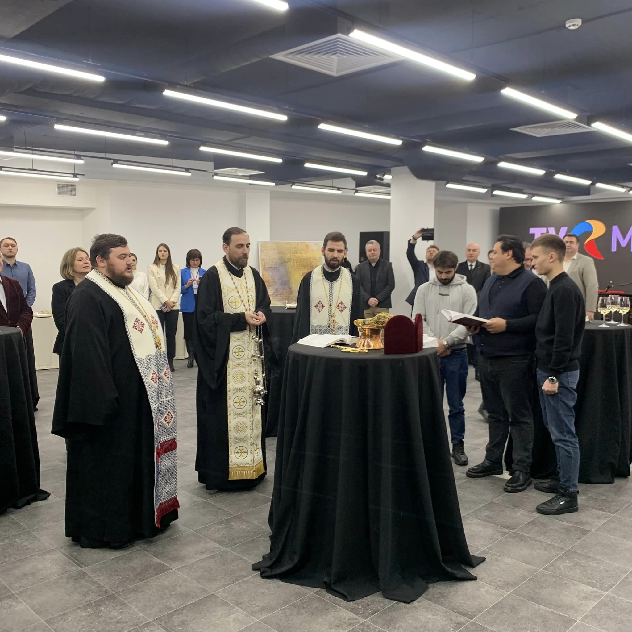Delegația Mitropoliei Basarabiei a participat la evenimentul de inaugurare al Noului Sediu TVR Moldova