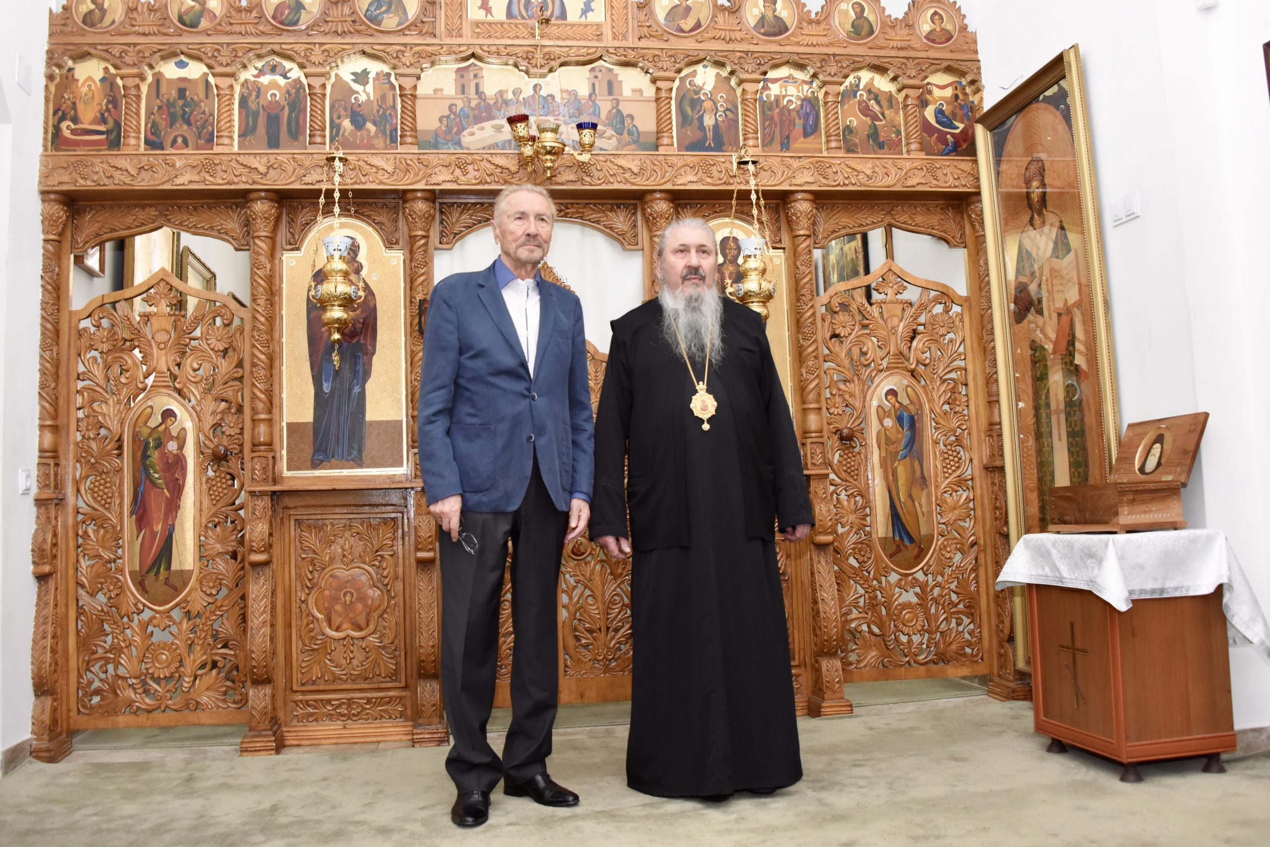 Vizita de onoare a Excelenței Sale, domnul Președinte Emil Constantinescu, la Reședința Mitropolitană din Chișinău