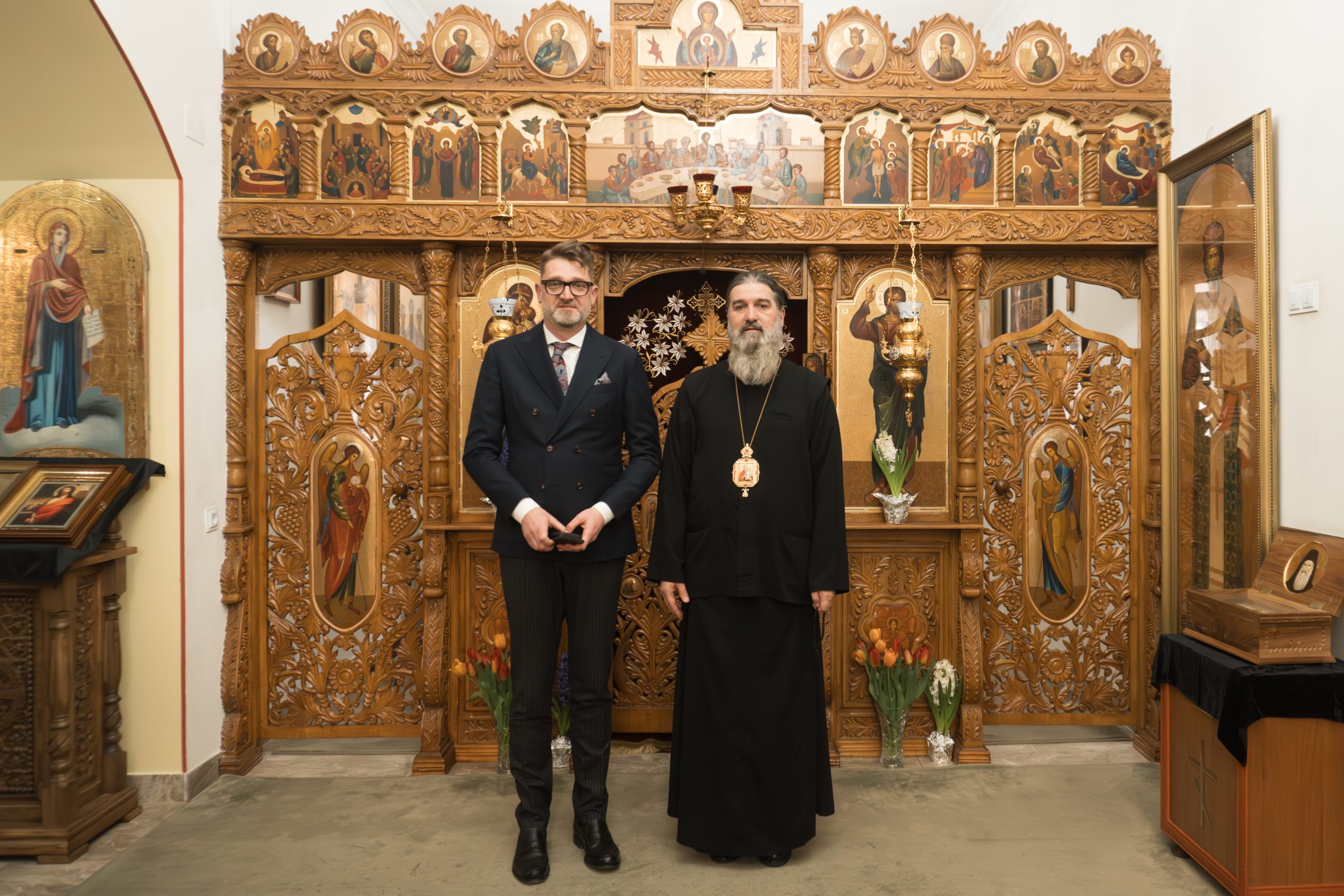 Întâlnire oficială între Preasfințitul Părinte Nectarie de Bogdania și Ambasadorul României în Republica Moldova la Reședința Mitropoliei Basarabiei