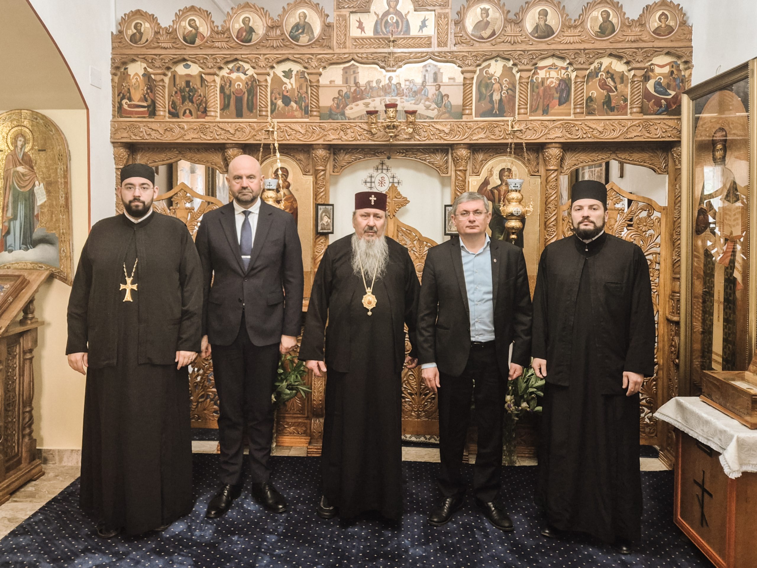 Înaltpreasfințitul Părinte Mitropolit Petru a primit vizita oficială a Președintelui Parlamentului Republicii Moldova, Domnul Igor Grosu