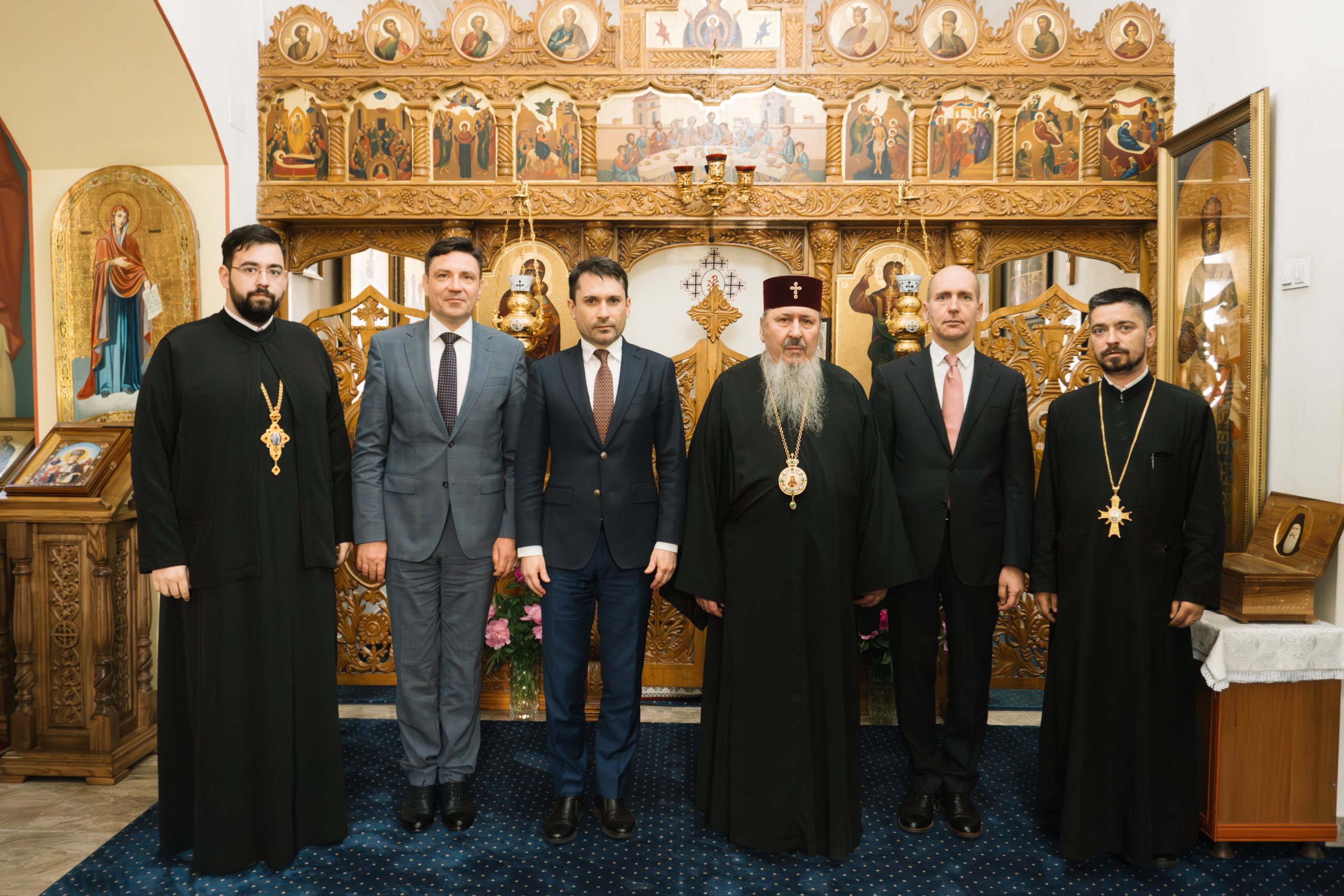 Vizita Excelenței Sale, domnul Ciprian-Vasile Olinici, Secretar de Stat pentru Culte, la Reședința Mitropoliei Basarabiei