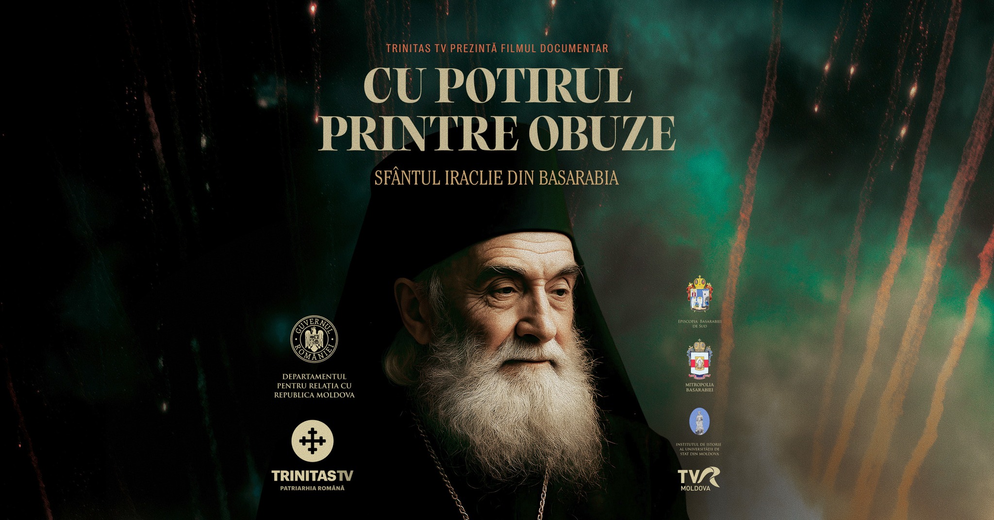 Invitație la lansarea filmului-documentar „Cu potirul printre obuze. Sfântul Iraclie din Basarabia”