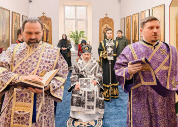 Rugăciune în a treia zi a Postului Mare la Paraclisul Mitropolitan, în prezența Mitropolitului Basarabiei