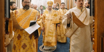 Mitropolitul Petru în rugăciune alături de credincioșii din Chișinău în Duminica Sfintei Maria Egipteanca