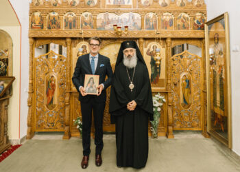 Ambasadorul României în Republica Moldova, Cristian-Leon Țurcanu, în vizită la Mitropolia Basarabiei. Noi direcții de colaborare cu Mitropolitul Antonie