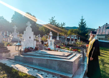Mitropolitul Antonie, rugăciune la mormântul Episcopului Partenie Ciopron: continuitatea slujirii românești la Bălți, dincolo de ocupație și vremuri