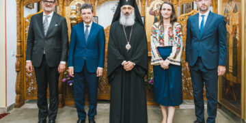 Vizită istorică la Mitropolia Basarabiei: Președintele României, Nicușor Dan, a avut o întrevedere cu Mitropolitul Antonie