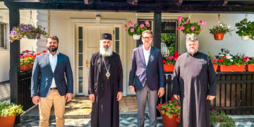 Ambasadorul României la Chișinău, în vizită oficială în Episcopia de Bălți. Mitropolitul Antonie: „Biserica și Statul român lucrează împreună pentru binele românilor dintre Prut și Nistru”