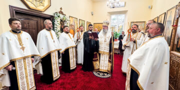 Priveghere la Paraclisul Mitropolitan „Sfântul Ioan Teologul”, în ajunul hramului
